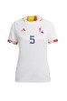 Fotbalové Dres Belgie Jan Vertonghen #5 Dámské Venkovní Oblečení MS 2022 Krátký Rukáv